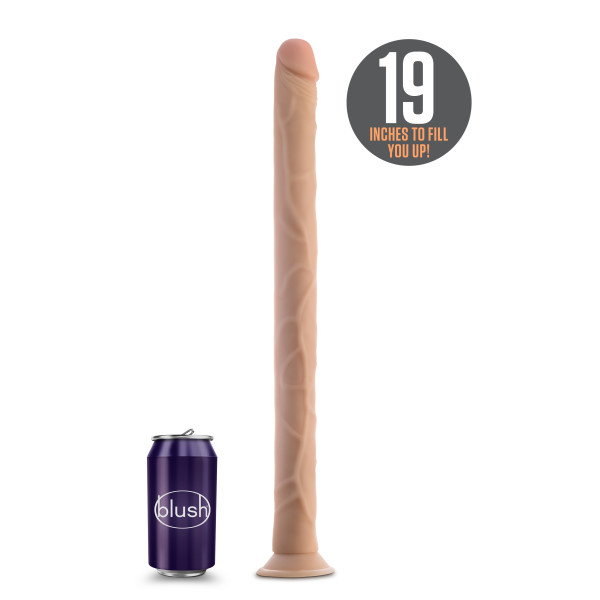 DR SKIN 19IN DILDO BEIGE - Image 6