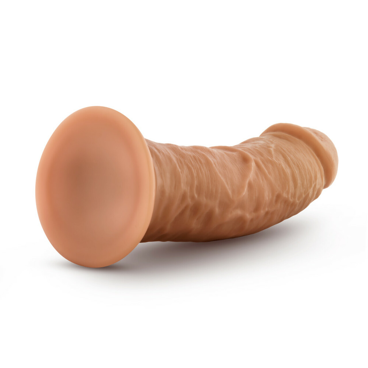 DR SKIN GLIDE 8IN SELF LUBRICATING DILDO MOCHA - Image 5