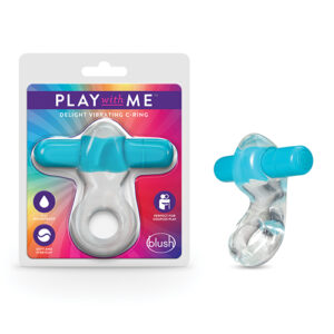 PLAY WITH ME DELIGHT VIBRATING C-RING BLUE
