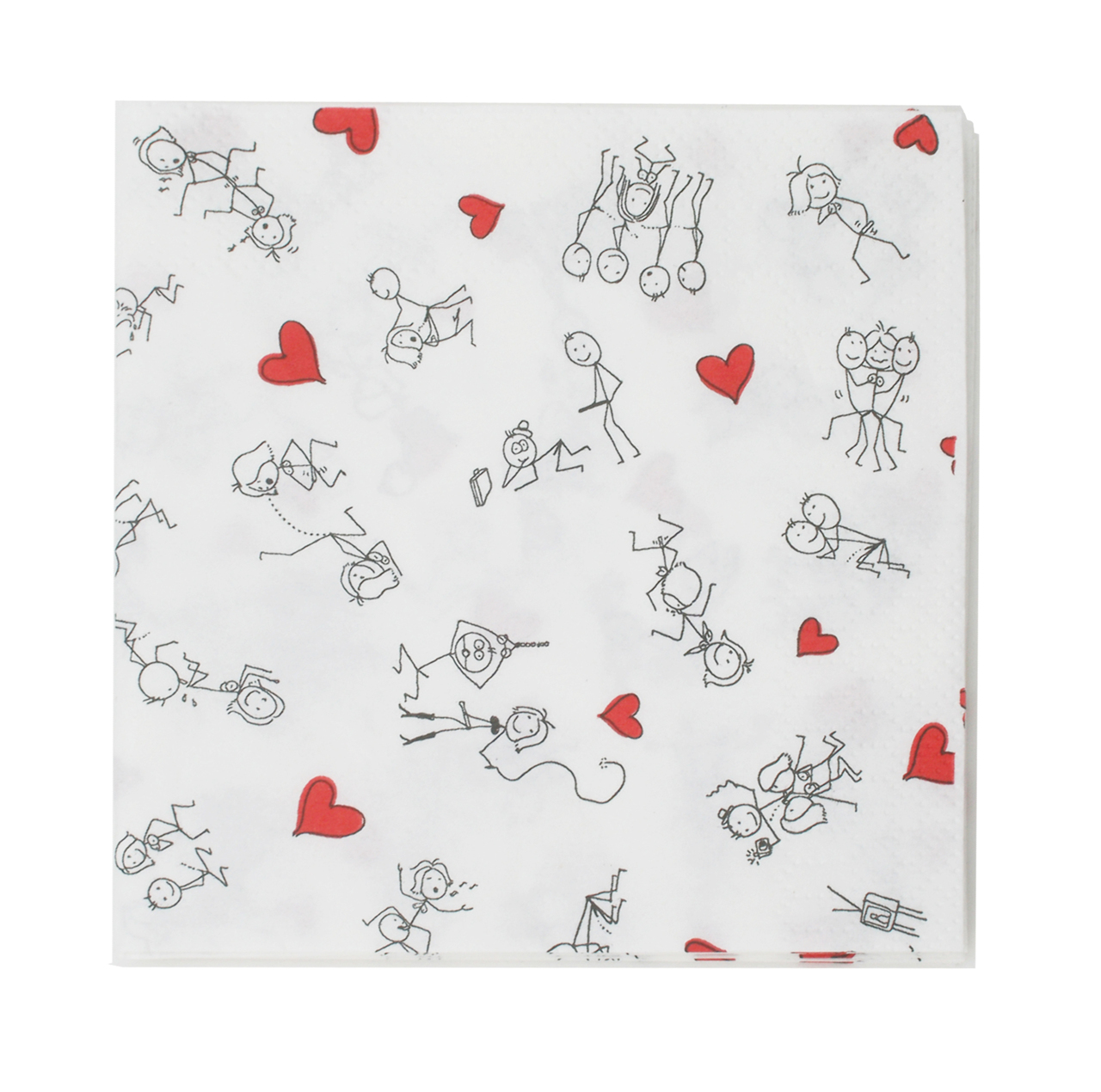Dirty Napkins Stick Figure Style from Candyprints. These napkins generate a lot of conversation! Can you name all of the positions? Package contains eight 9.84 inches by 9.84 inches