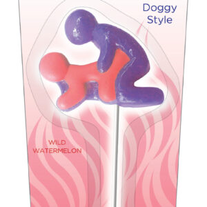 Candyprints new line of F*cker! Doggy Style Wild Watermelon Sex Position Suckers. Adult candy in the shape of a doggy style sex position. Wild Watermelon flavor. Ingredients: Sugar