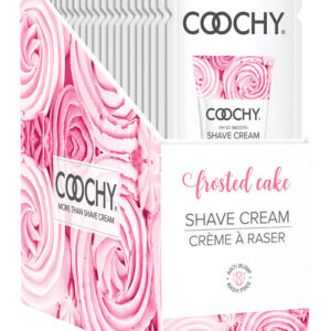 Classic Erotica Coochy Rash Free Shave Cream Foil 15ml e or .50 ounce 24 Piece Display. New fragrance Frosted Cake dramatically reduces cuts
