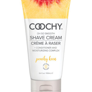 Coochy Shave Cream Peachy Keen 3.4 fluid ounces from Classic Erotica. Oh so smooth. Coochy Rash Free Shave Cream dramatically reduces cuts