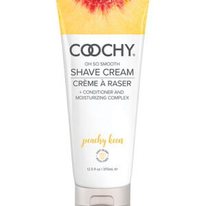 Coochy Shave Cream Peachy Keen 12.5 fluid ounces from Classic Erotica. Coochy Rash Free Shave Cream dramatically reduces cuts