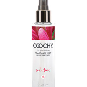 Coochy Oh So Tempting Fragrance Body Mist Seduction 4 fluid ounces from Classic Erotica. Immerse yourself in the wild and magical fragrance of Seduction. Infused with the sunny sweetness of honeysuckle