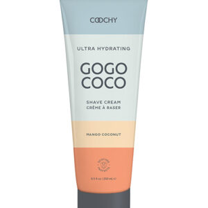 Coochy Ultra Hydrating Shave Cream Mango Coconut 8.5 fluid ounces from Classic Erotica. Heavenly glide that is all upside. This ultra hydrating shave cream soothes and protects the skin for fewer ingrowns