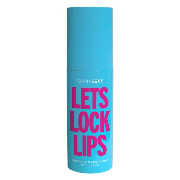 Simlpy Sexy Pheromones Body Mist Lets Lock Lips 3.35 fluid ounces from Classic Erotica. Let's Lock Lips Pheromone Fragrance Mists. Features: blends with skin pH to create a sexy scent unique to you. Enhances your natural pheromone production. Increases yo