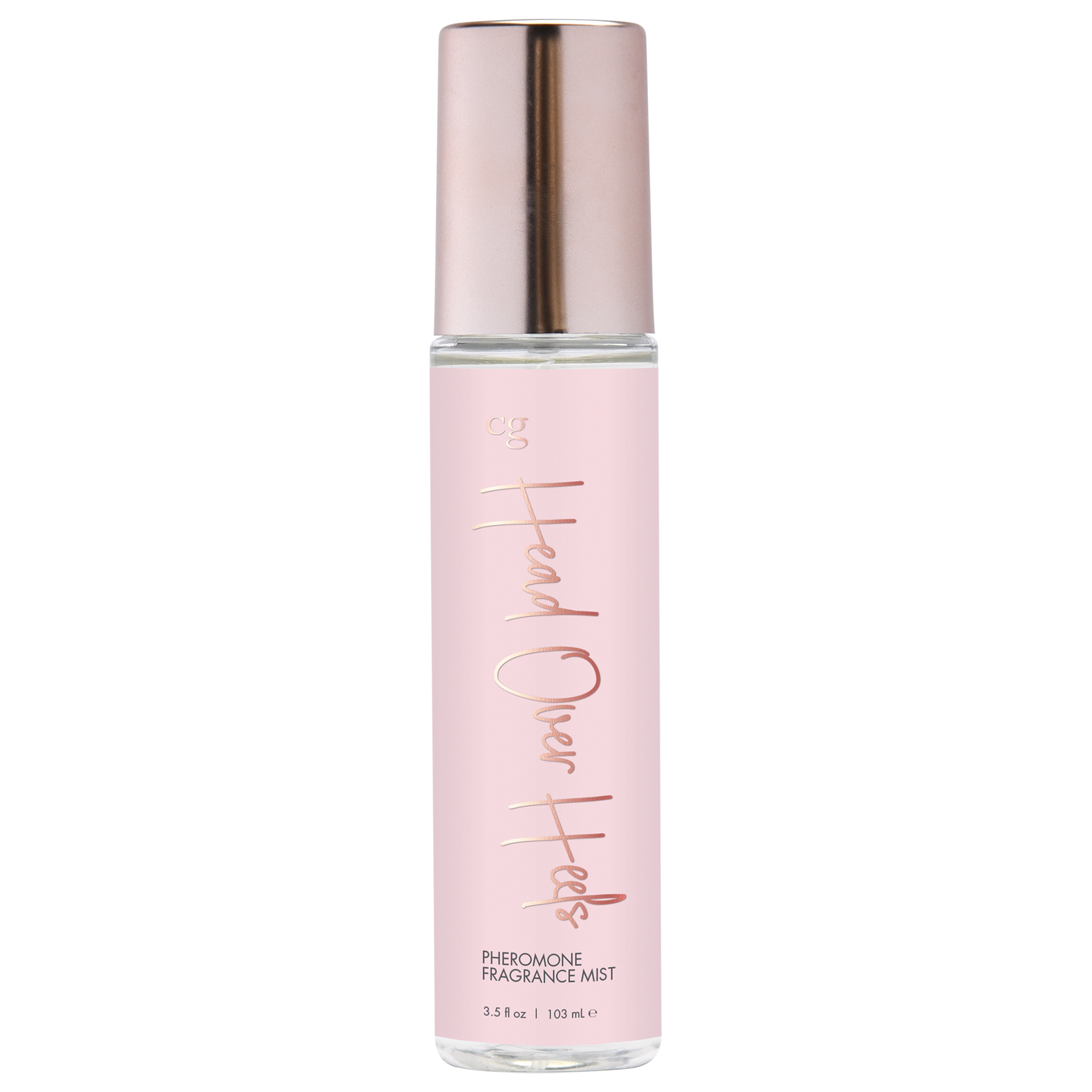 CGC Body Mist with Pheromones Head Over Heels 3.5 fluid ounces from Classic Erotica. Take control of your pleasure. Spray bottle body mist perfume. Directions: apply perfume to pulse points. Reapply as wanted or desired. Paraben free formula. Not tested o
