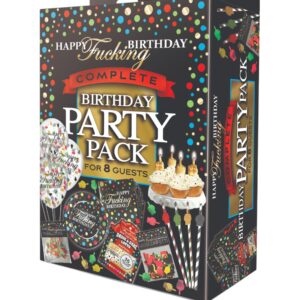 Throwing a party? Donât stressâsay it with style and a sprinkle of sass with the Happy Fucking Birthday Party Pack! Perfect for those who love a good laugh and an unforgettable bash