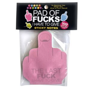 Brighten your workspace with a hilarious twist using our FU Middle Finger Sticky Note pad! These arenât just any sticky notes â theyâre 100 multicolored sticky notes and will be the talk of the water cooler and HR Department. Whether youâre jottin