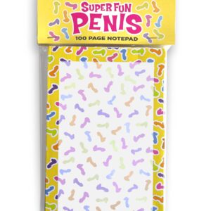Brighten your workspace with a hilarious twist using our Super Fun Notepad! These hilarious penis notes will be the talk of the water cooler and the HR Department! This notepad will do the trick if youâre jotting down reminders