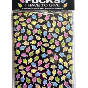 Wrap it up with attitude using our Fuck You Finger Tissue Paper! Perfect for when you love someone but also want to remind them whoâs boss. This quirky tissue paper adds a hilarious twist to any gift