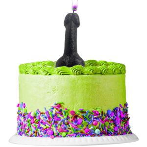 Introducing the Glitterati Penis Cake Candle â because why settle for boring when you can have a 4-inch