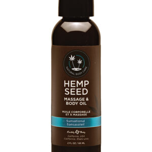 HEMP SEED MASSAGE OIL SUNSATIONAL 2 OZ