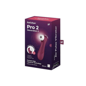 SATISFYER PRO 2 GENERATION W/ APP WINE RED (NET)