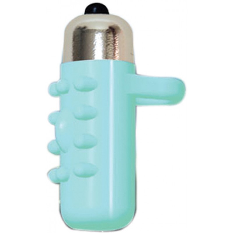 Frisky Fingers Glow in the Dark Vibrator features a Silicone finger sleeve and a vibrating bullet. Your finger knows you best! Each Frisky Fingers Glow in the Dark Night Teaser is made of stretchy Silicone. The finger enhancer fits around any of your fing