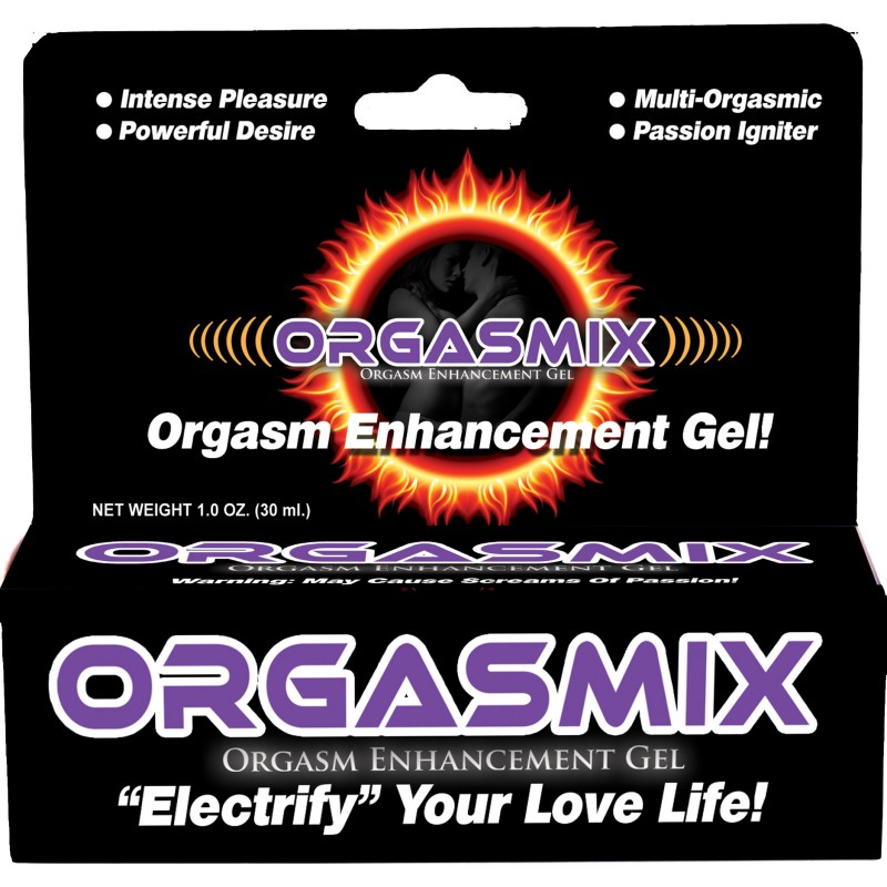 Orgasmix Orgasm Enhancement Gel 1 ounce tube. Electrify your love life! Female sexual enhancement gel