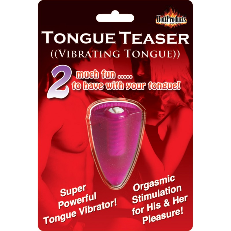 Tongue Teaser Magenta is the world's first tongue shaped vibrating tongue ring! It literally takes your partner into erotic overdrive! It is specifically designed to provide maximum pleasure by use of the Tongue! Comes with a super powerful motor and sens