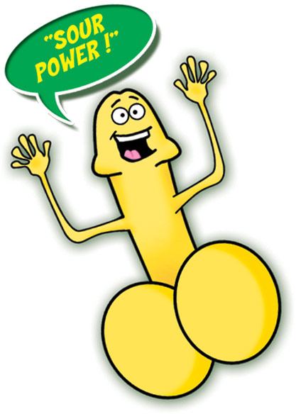 Sour Pecker Patch Display 12 pieces point of purchase with a colorful header. Get your taste buds ready for some Sweet and Sour Fun! Fashioned in the shape of a cute little pecker. Pecker Patch Sours are sure to be a hit when ever and where ever you open