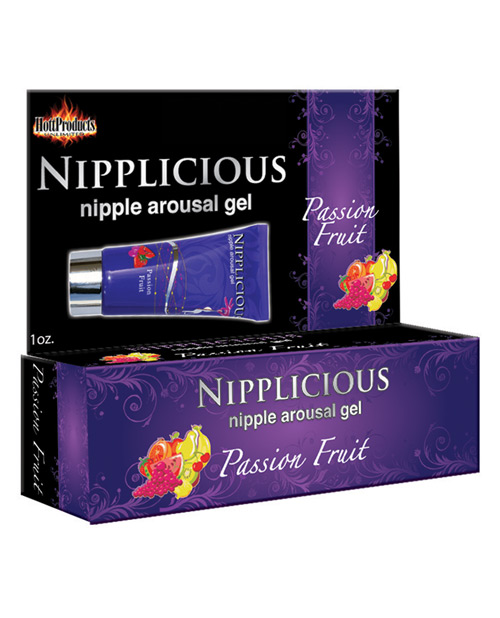 Nipplicious Passion Fruit 1 ounces Tube from Hott Products Unlimited. Arousal Gel stimulate your nipples to the extreme with this tingly