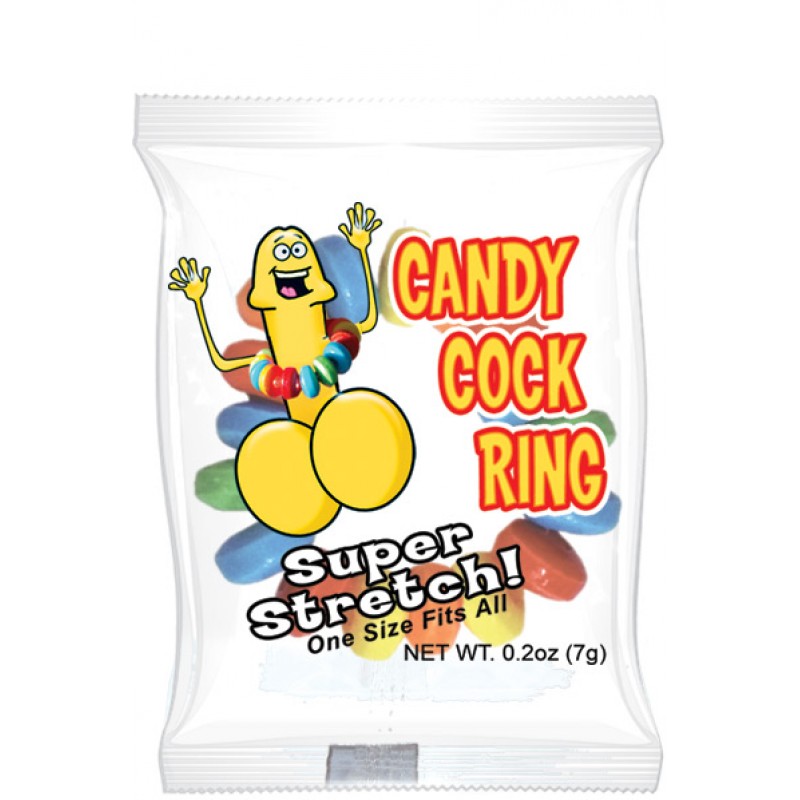 Candy Cock Ring 50 Pieces Display Point of Purchase from Hott Products Unlimited. Lick