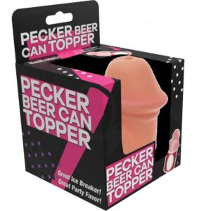 Pecker Beer Can Topper from Hott Products Unlimited. Great ice breaker. Great party favor. Simply Snap on to any can of your favorite beverage