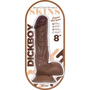 Dickyboy Skins Dildo Skin 8 inches Dildo Caramel Lovers with Suction Base from Hott Products Unlimited. Caramel Dick Lovers. Dick Boy Skins 9 inches. Suction Cup Dildo. Brand: Hott Products. Product code: HO3367. UPC Code 818631033676. Size length 8.00 in