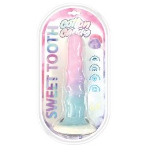 Cotton Candy Powder Puff 6.5 inches Silicone Dildo from Hott Products. Cotton Candy Play Toys are the perfect little play time toy to spark your inner most desire when it comes to intimate play! Cotton Candy Play Toys are the perfect little play time toy