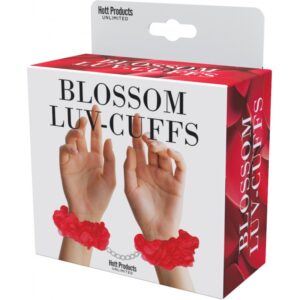 Bloosom Luv Cuffs Flowers Cuffs Red from Hott Products. Indulge in a little fantasy and let these handcuffs add a touch of excitement to your intimate moments. Whether you are exploring your naughty side or just want to add a playful touch to your love li