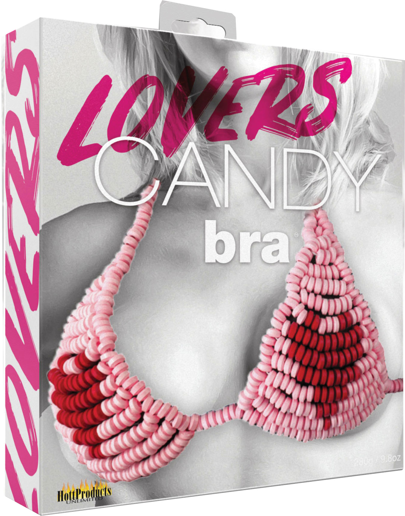 Lovers Candy Bra from Hott Products Unlimited. Candy G-String Bra for Lovers! Heart shape design and tasty treat. Features: edibles