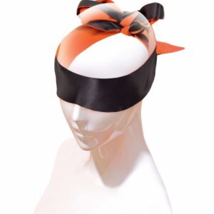 9'S ORANGE IS THE NEW BLACK SATIN SASH BLINDFOLD/RESTRAINT