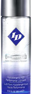ID Free Water Based Personal Lubricant 2.2 fluid ounces. Water Based Personal Lubricant is Glycerin free and Paraben free