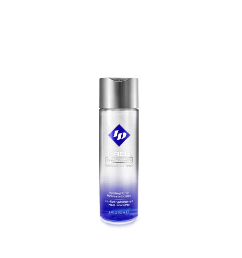ID Free Water Based Personal Lubricant 4.4 fluid ounces. Water Based Personal Lubricant is Glycerin Free and Paraben Free