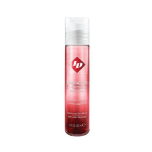 ID Sensation Lubricant from Westridge Laboratories 1 fluid ounce. Sensually stimulating. Improved formula. Warming Lubricant! Wild Warmth! ID Sensation Warming Liquid warms on contact