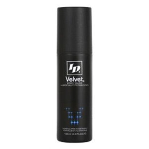 ID Velvet Body Glide Personal Lubricant is an imported treasure that exemplifies the epitome of sophistication. Latex safe. 100% Silicone. Clinically tested and formulated in Germany