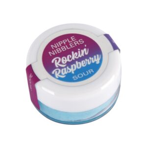Nipple Nibblers Sour Pleasure Balm Rockin Raspberry from Classic Erotica. Add a new level of pucker to foreplay with Nipple Nibblers sour pleasure balm. The kissable formula provides a tasty and playful twist for enhanced arousal. Features: sour burst. Ki
