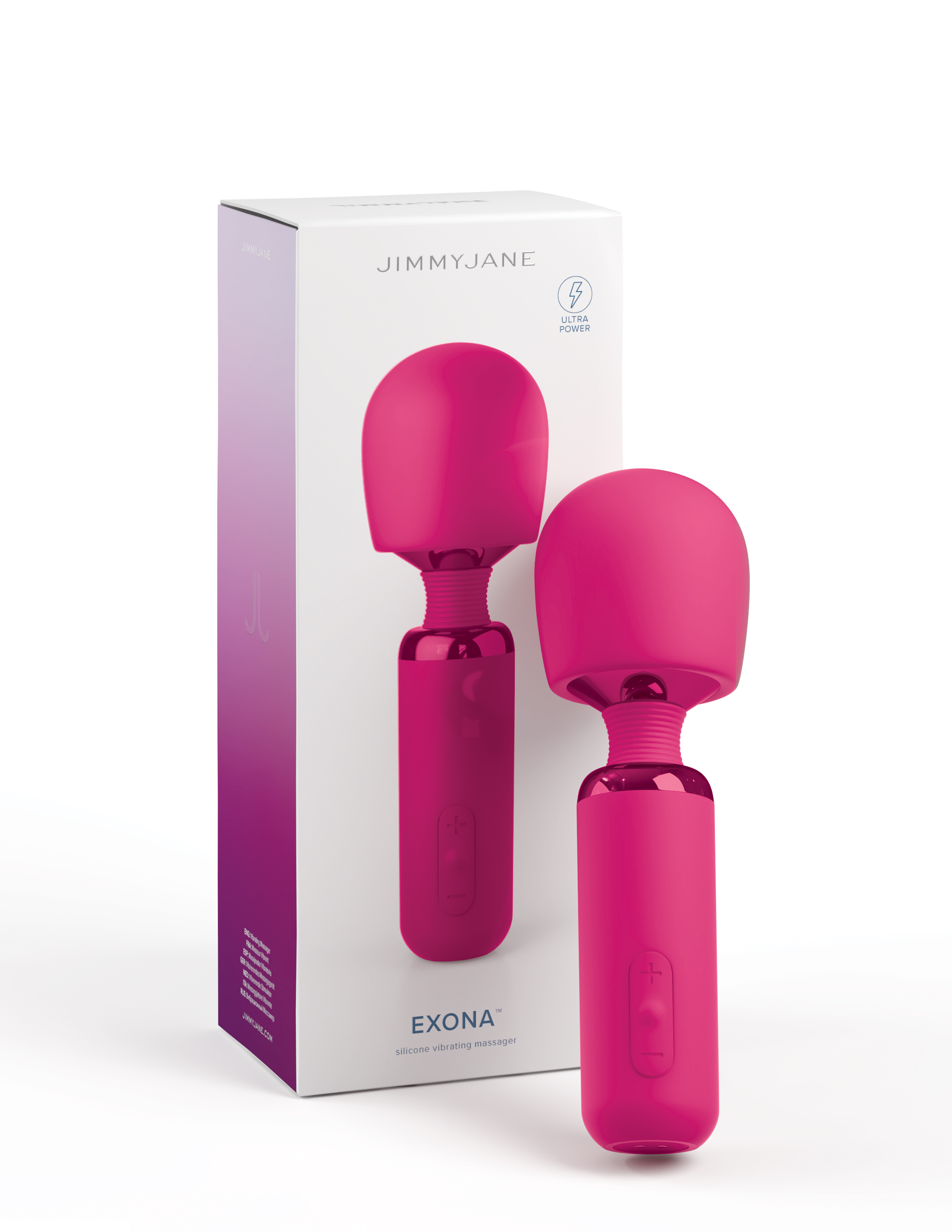 JimmyJane Exona Body Wand from Pipedream Products. The Exona Body Wand is as powerful as it is sleek. Designed with a high tech