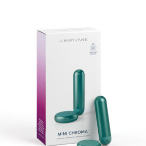 JimmyJane Mini Chroma Wireless Remote Teal Vibrator from Pipedream Products. Just because it is a mini does not mean it will not pack a punch. With its easy to operate remote control