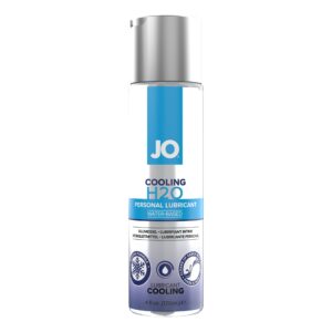 JO Cooling H2O Personal Lubricant has all the benefits of original JO H2O with the added sensation of cooling and tingling. Similar feel and viscosity to silicone