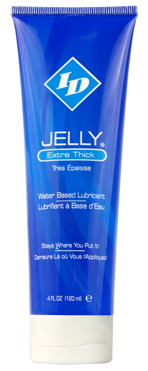 ID Jelly Natural Feel Lubricant Travel Tube 4 fluid ounces thick and ready for play! ID Jelly knows how to hold on for the wildest of rides