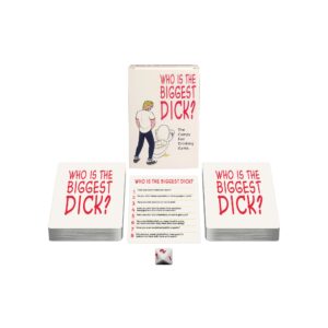 Who's The Biggest Dick? Adult party drinking game. Who is the Biggest Dick? The campy fun drinking game with over 550 outrageous questions. For example