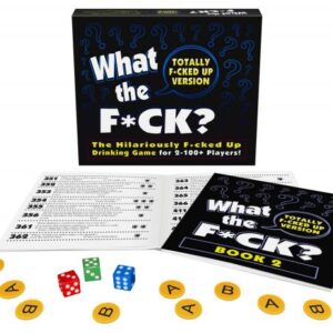 What the Fuck Totally Fucked Up Board Game from Kheper Games. An update to the popular drinking game What the Fuck?