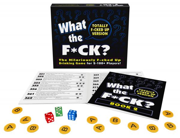 What the Fuck Totally Fucked Up Board Game from Kheper Games. An update to the popular drinking game What the Fuck?