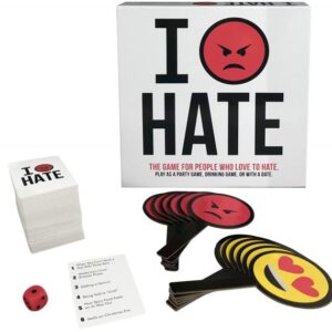 I Hate...The Game For People Who Love To Hate from Kheper Games. The game for people who love to hate. There are three ways to play I HATE. As a Party Game