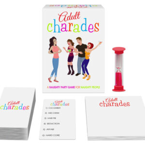 Adult Charades Game from Kheper Games. Naughty party game for naughty people! Adult Charades is an adults only version of the classic party game. Players take turns acting out things like Horny Devil