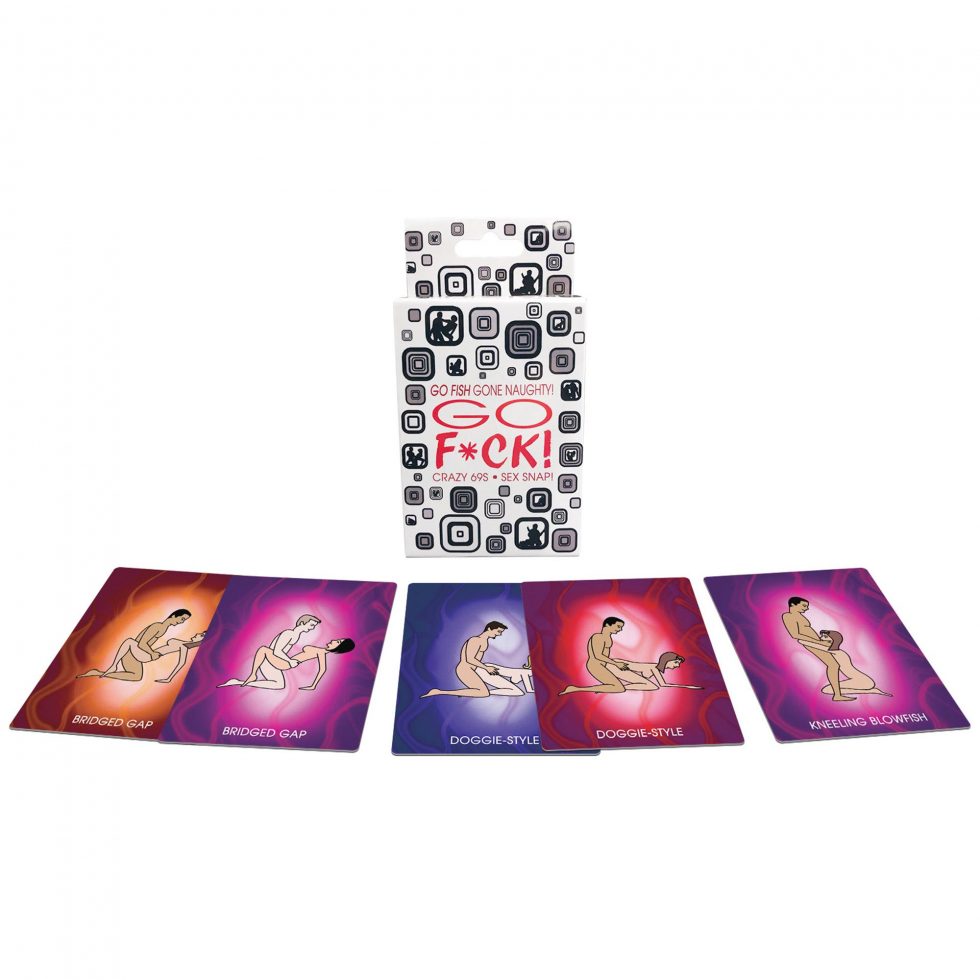 Go F*ck Card Game from Kheper Games. Go fish gone naughty. Crazy 69. Sex snap. Did you enjoy playing games like Crazy 8s