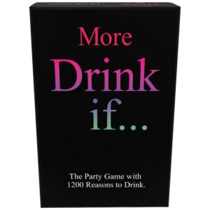 More Drink if adult drinking game from Kheper Games.  A sequel to the popular Drink Ifâ¦ drinking game. It is fun