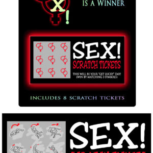 Sex Scratch Tickets Game for couples play. Eight sexy scratch tickets to get you and your lover in the mood for a night of passion. Every ticket is a winner