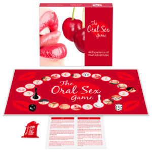 The Oral Sex Game an experience in oral adventure. Board game for couples includes dice