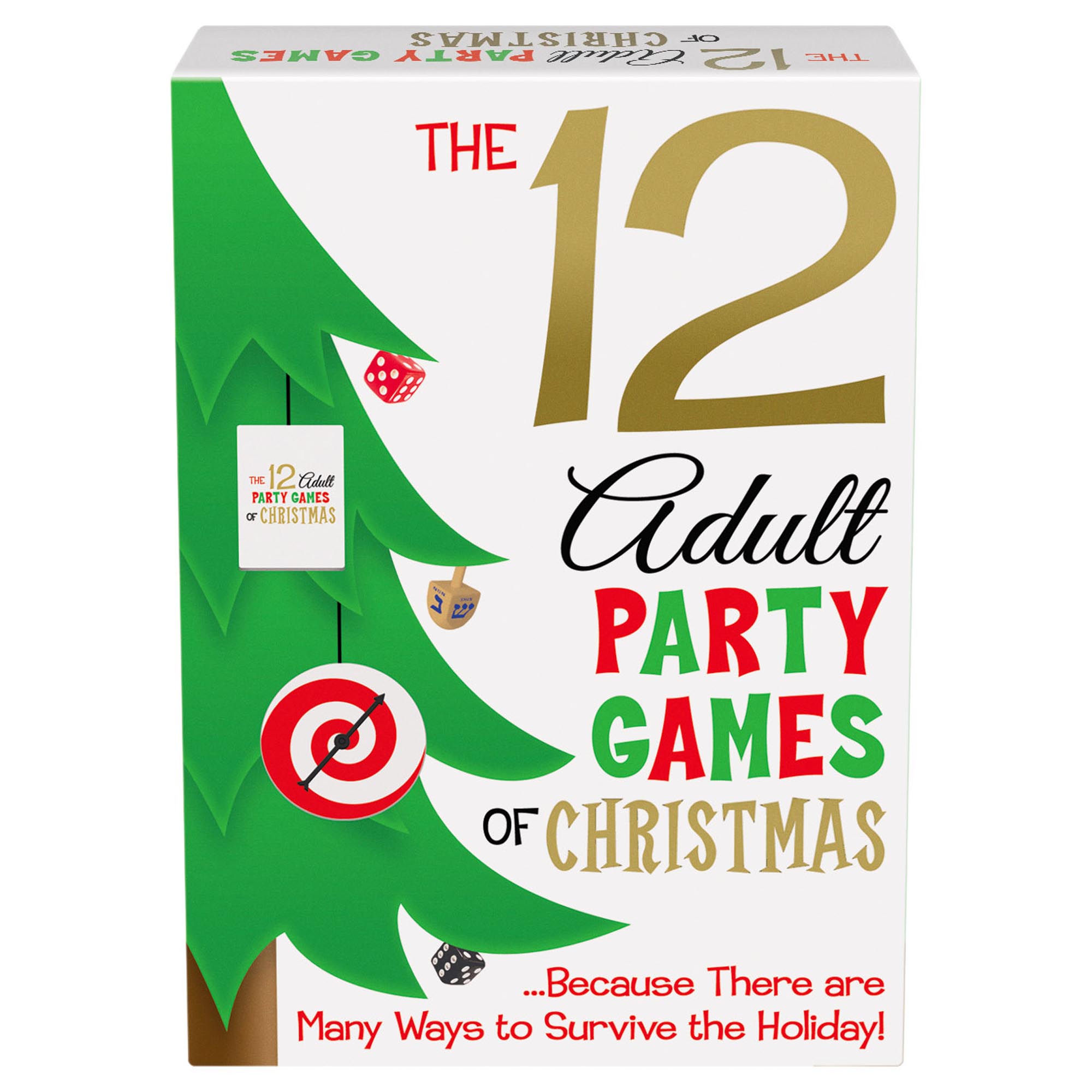 12 Adult Party Games of Christmas from Kheper Games. Because there are many ways to survive the holidays. 12 great games to get the holiday parties started! Have loads of fun with games like: Do You Shave What I Shave